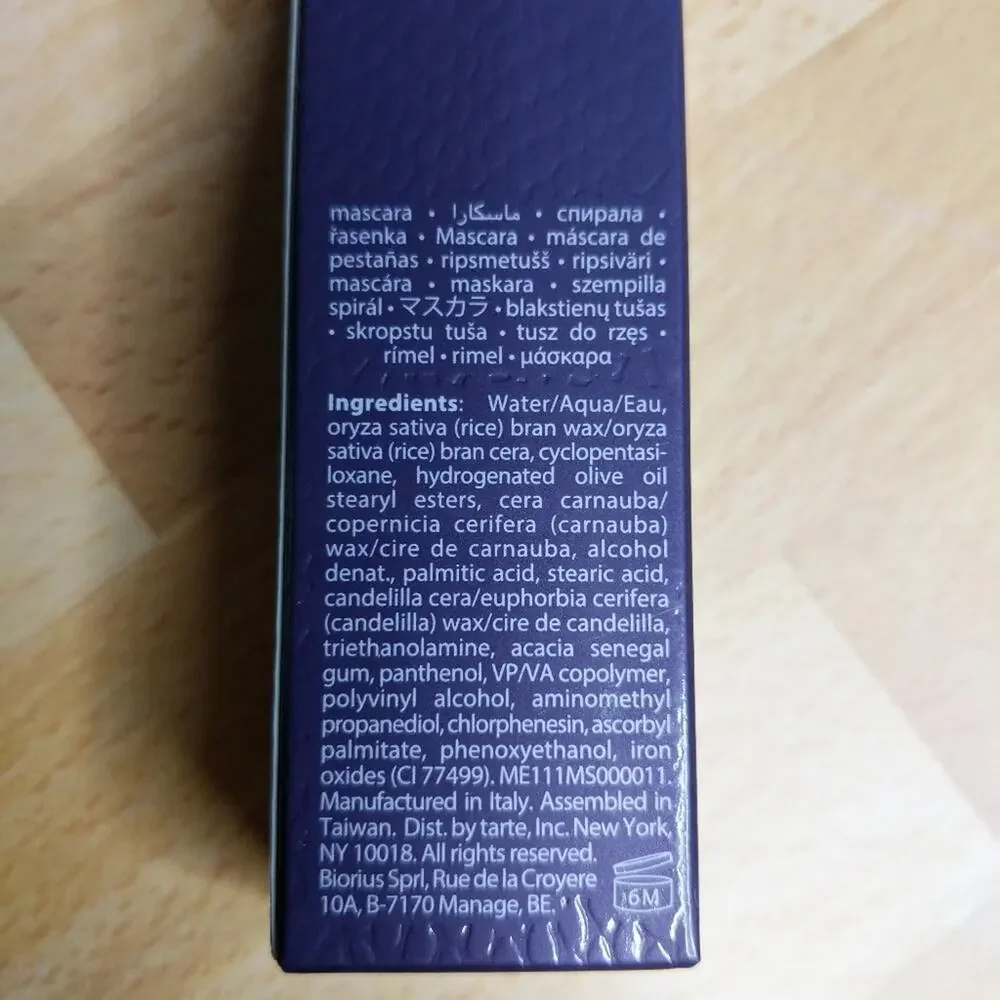 Tarte Lights, Camera, Lashes Mascara - NIB
